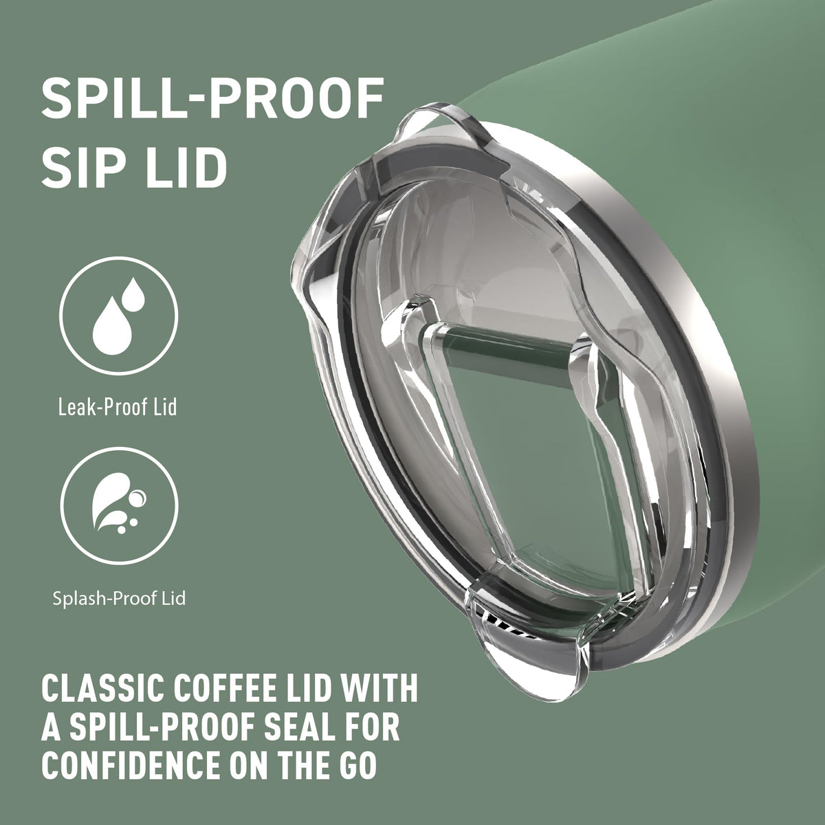 20 oz Stainless Steel Double-wall Vacuum-insulated Coffee Mug V442166
