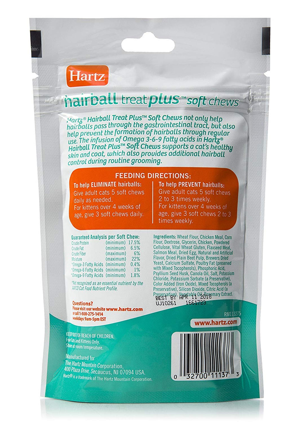 Chicken Flavored Soft Chews for Cats and Kittens A224