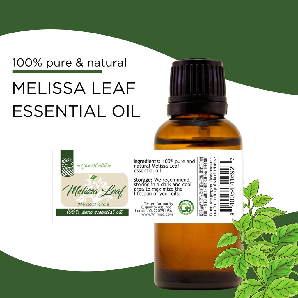 Leaf Essential Oil 4 fl oz Glass Bottle G7571