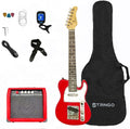 Red 30 Inch Kids Electric Guitar Beginner Kit Set F2086