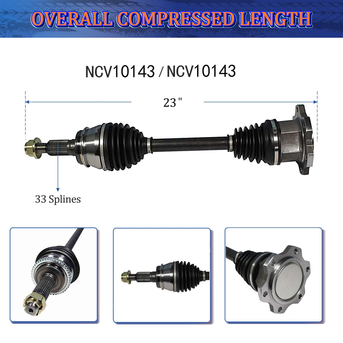 CV Axle Front T84634