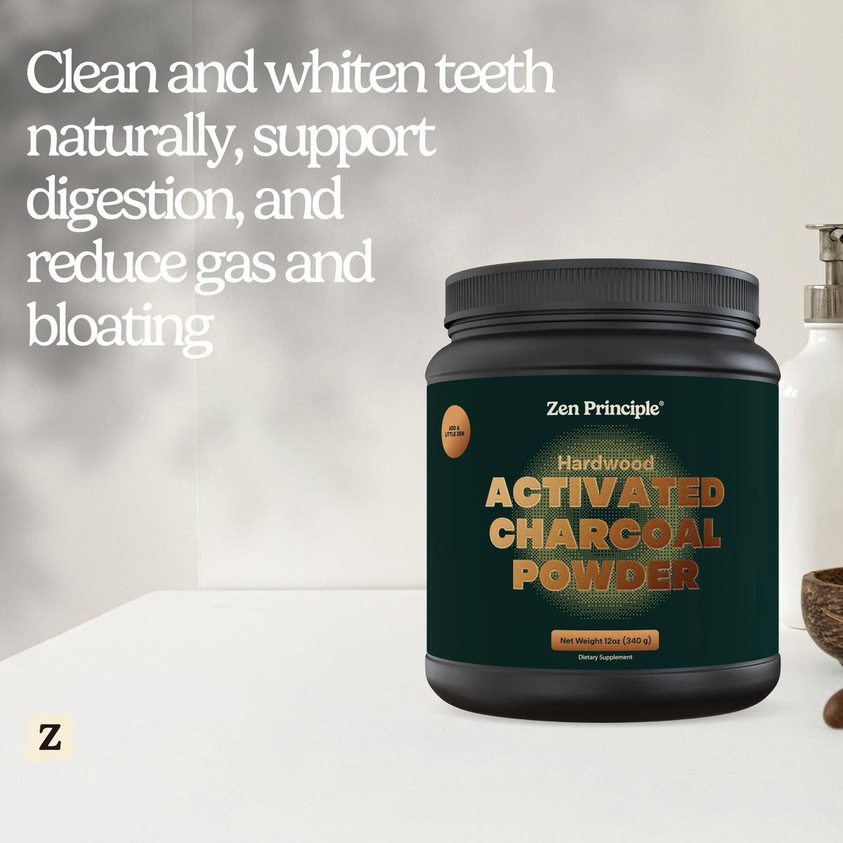 Activated Charcoal Powder 12 oz Y690