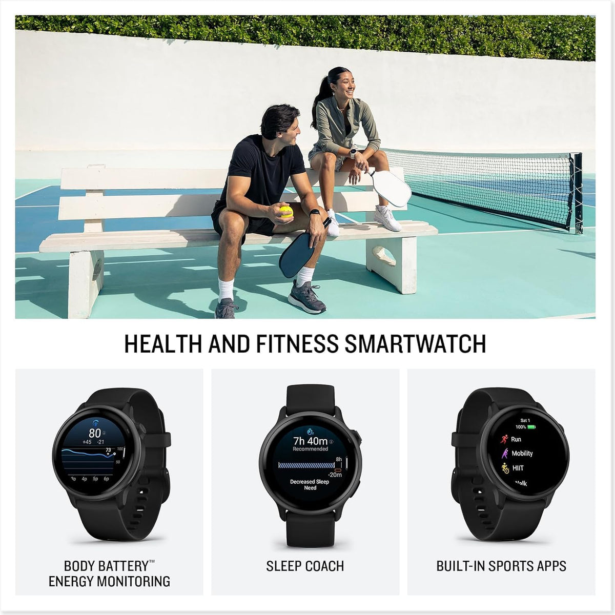 GPS Smartwatch with AMOLED Display T185604
