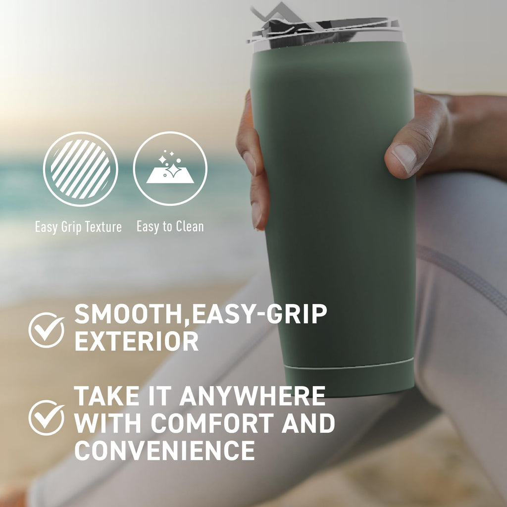 20 oz Stainless Steel Double-wall Vacuum-insulated Coffee Mug V442166