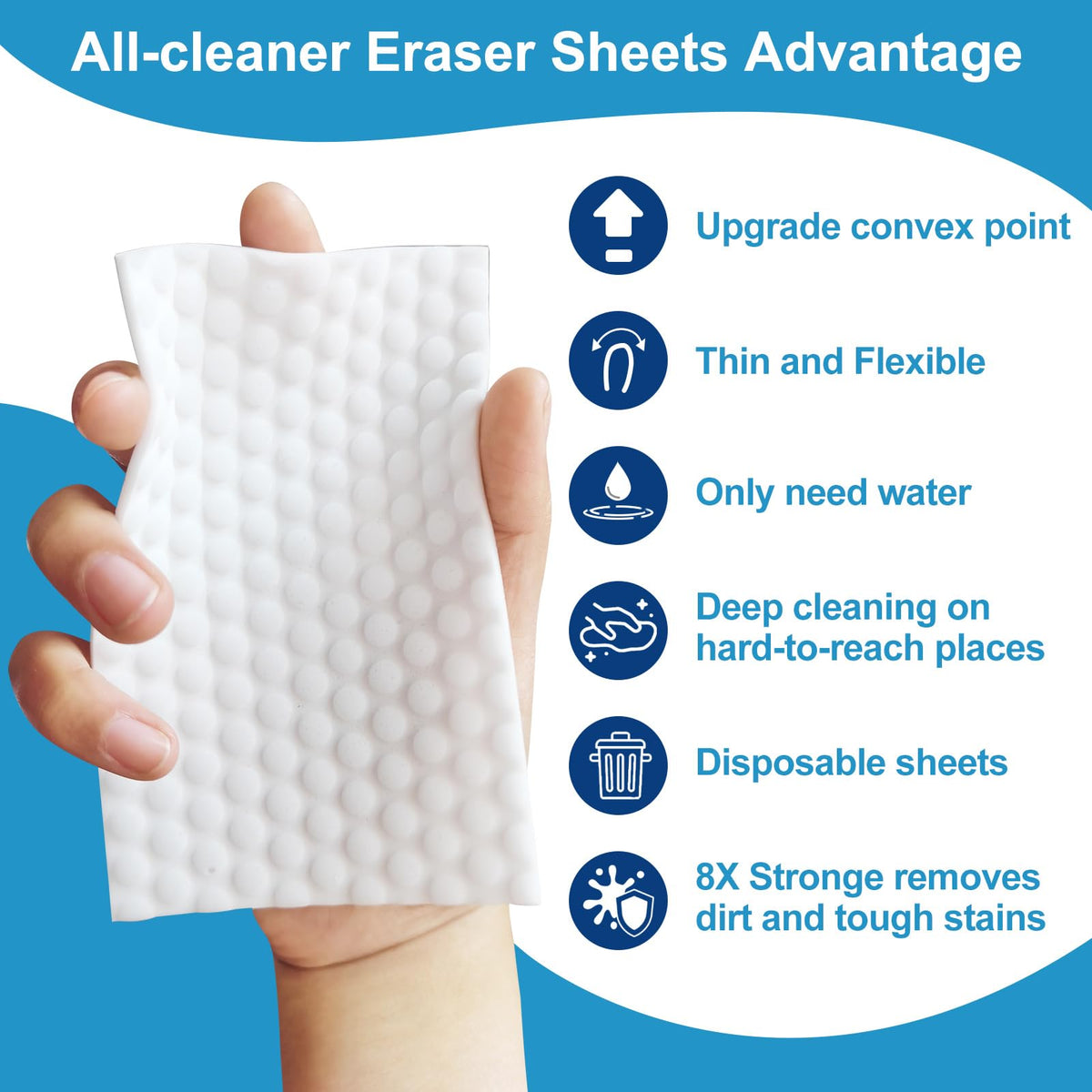 52 PCS Magic Sponge Eraser Sheets U412