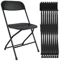 Black Folding Chairs 10 Pack A616