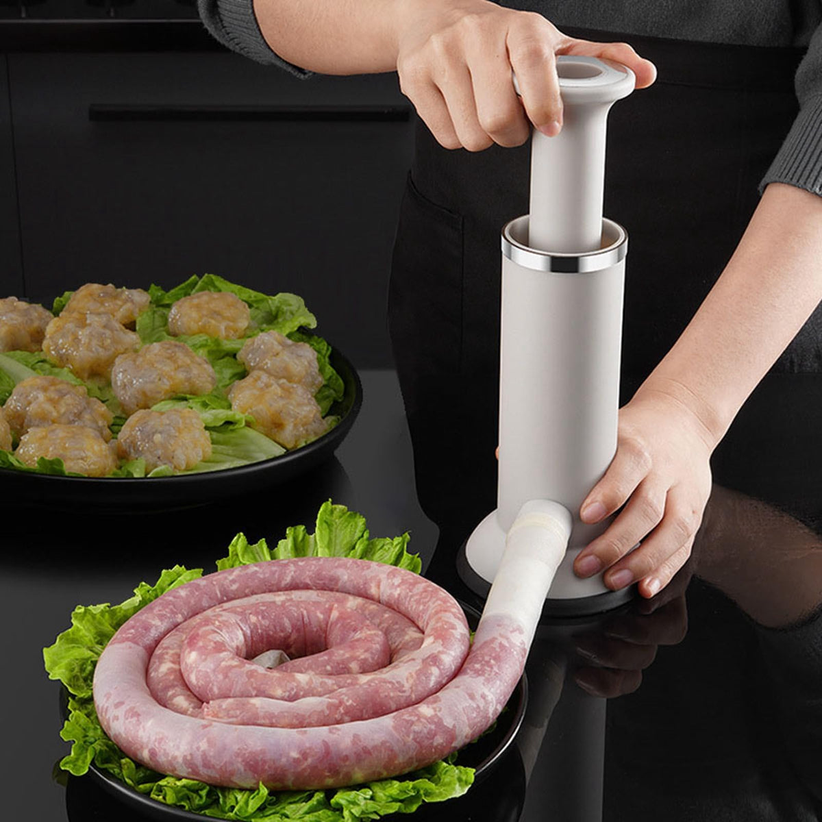 304 Stainless Steel Vertical Manual Sausage Stuffer P111167
