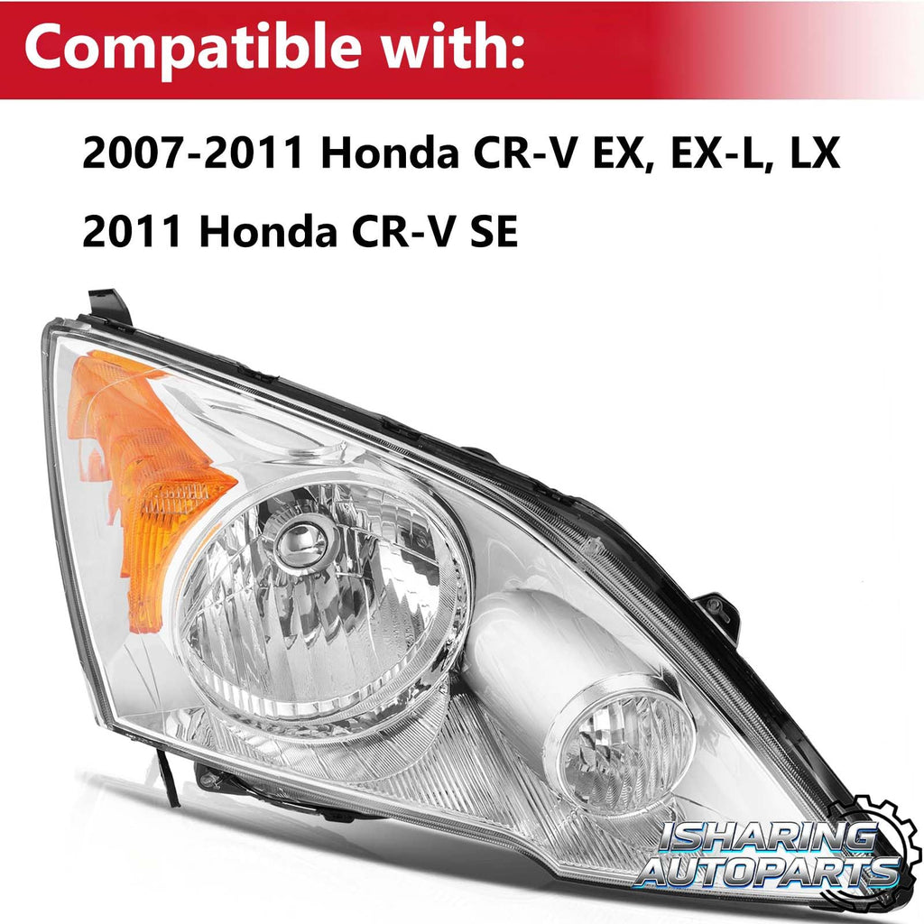 Headlights for 2007-2011 Honda CR-V L7234