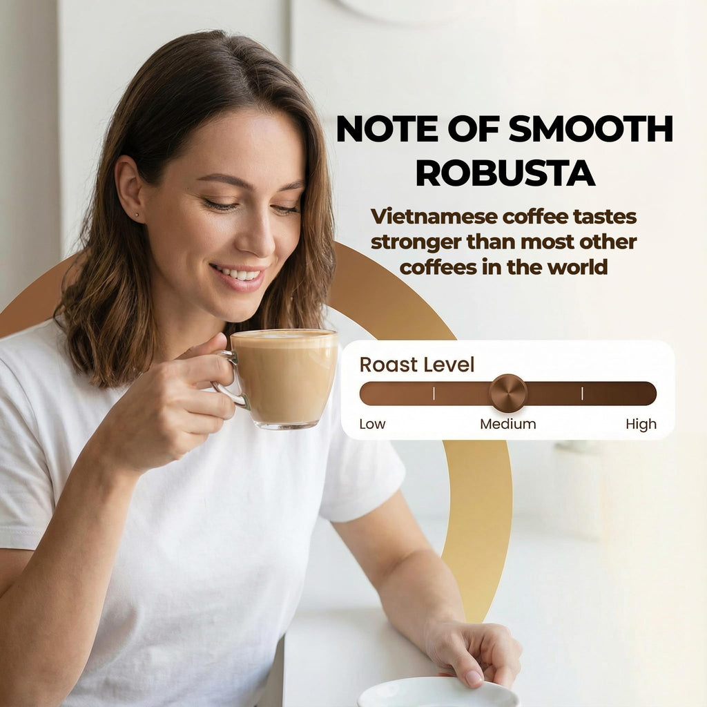 Instant Coffee Packets 3 in 1 Medium Roast Pack of 2 V6775
