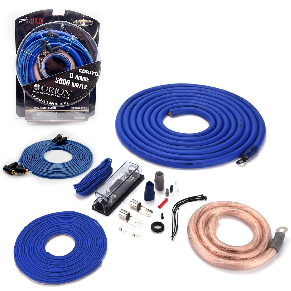 0-Gauge CCA Amp Wiring Kit D82875