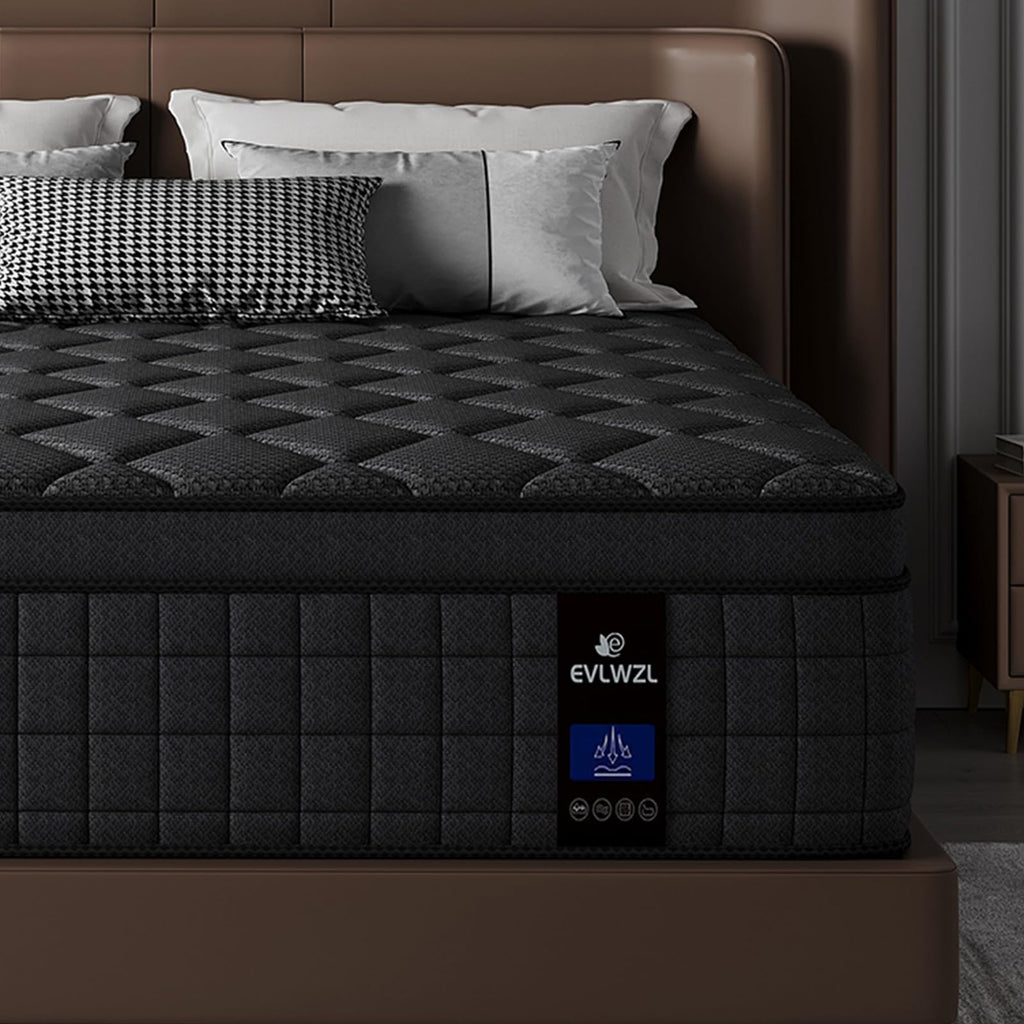 10 Inch Queen Hybrid Memory Foam Mattress O6408