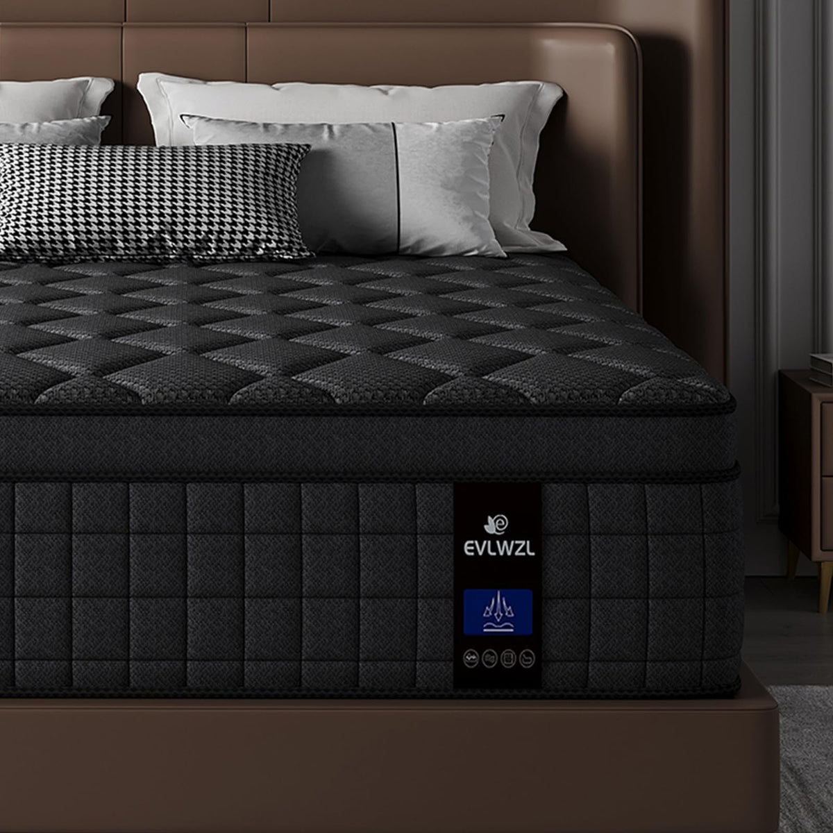 10 Inch Queen Hybrid Memory Foam Mattress O6408