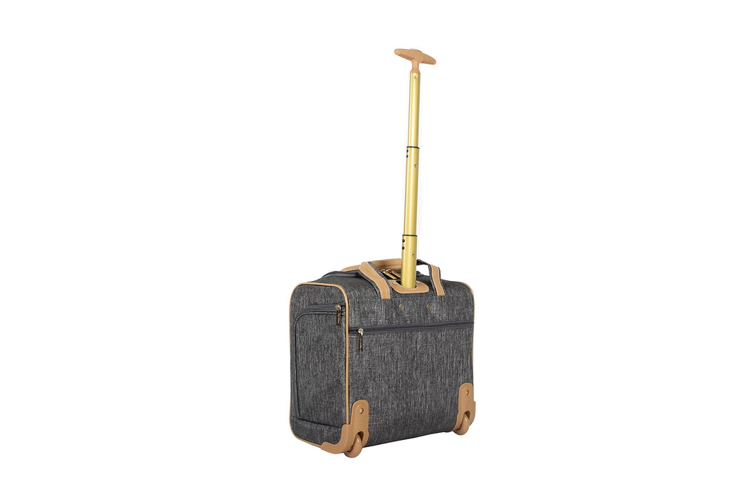 Lightweight 15 Inch Underseat Luggage with Spinner Wheels K20114