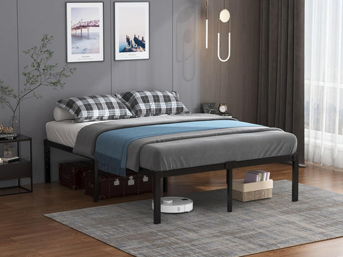 18 Inch Queen Metal Platform Bed Frame R196531