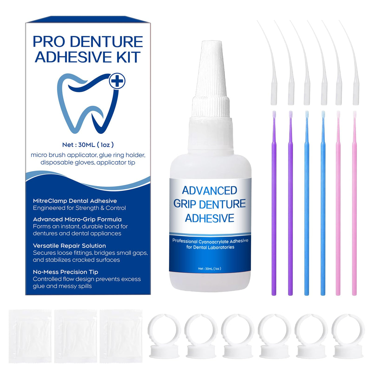 Dental Lab Instant Bonding Glue 1oz Q702648
