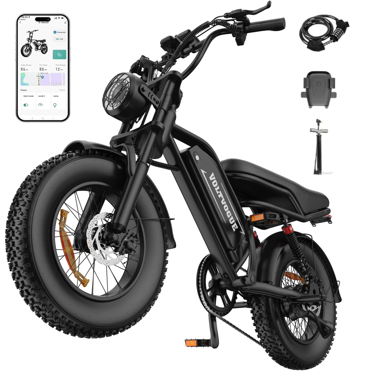 1500W Peak Motor Full Suspension Electric eBike H493