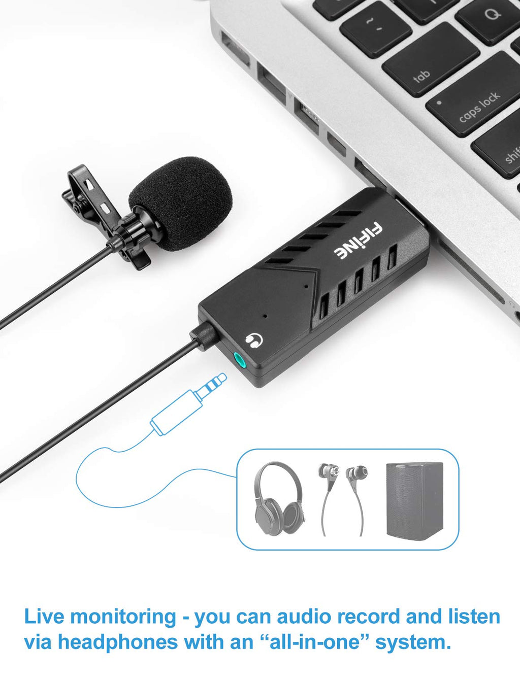 USB Lavalier Lapel Microphone U285180