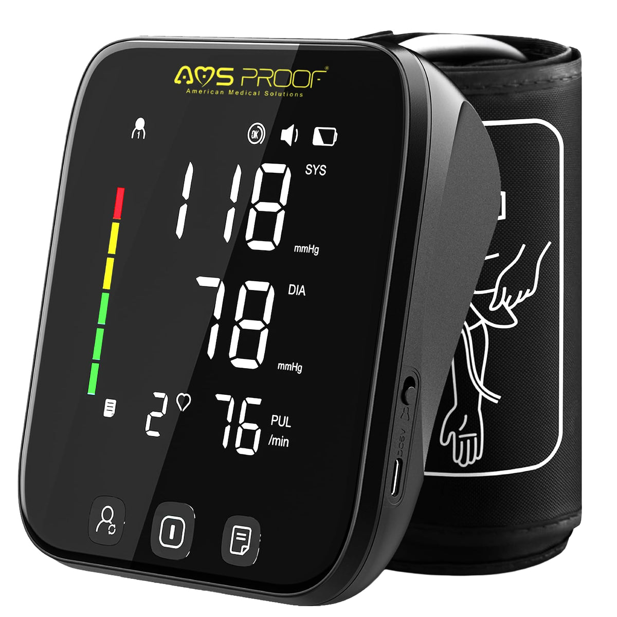 Automatic Digital Upper Arm Blood Pressure Monitor with XL Cuff A52455