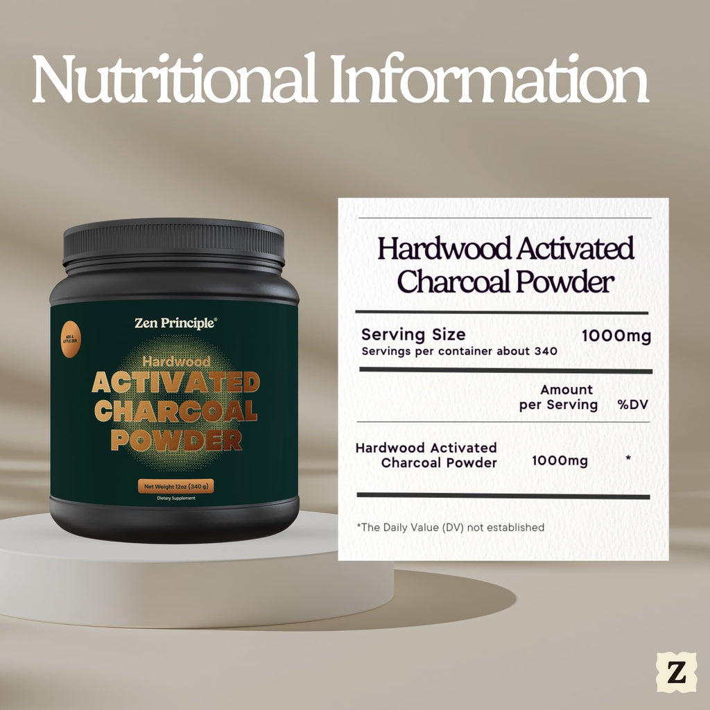 Activated Charcoal Powder 12 oz Y690