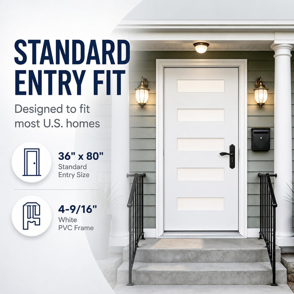 36"x80" Fiberglass Entry Door A7111