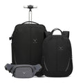 Rolling Backpack with Wheels 43L with Personal Item Bag E909