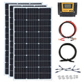 300 Watt 12 Volt Monocrystalline Solar Panel Kit with 30A Charge Controller D74541