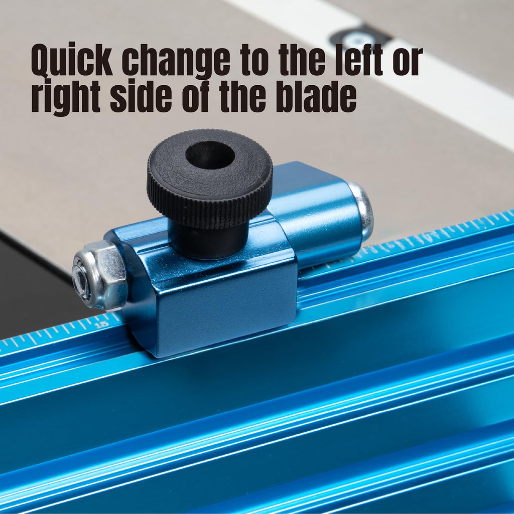 Table Saw Miter Gauge with 27 Angle Stops and T-Slot Miter Bar G1575