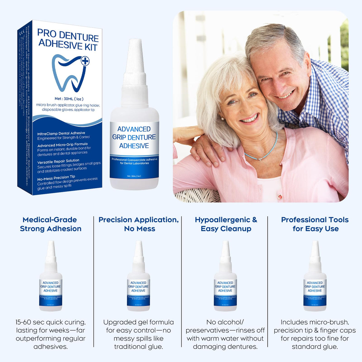 Dental Lab Instant Bonding Glue 1oz Q702648