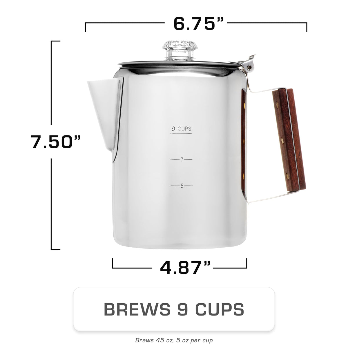 9 Cup Percolator Coffee Pot R120133