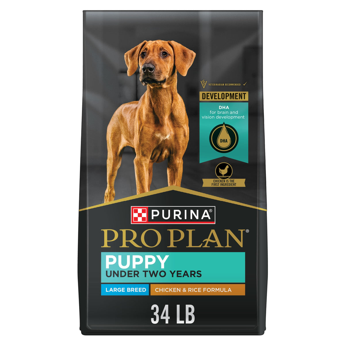 Chicken & Rice Dry Puppy Food 34 lb Bag H300