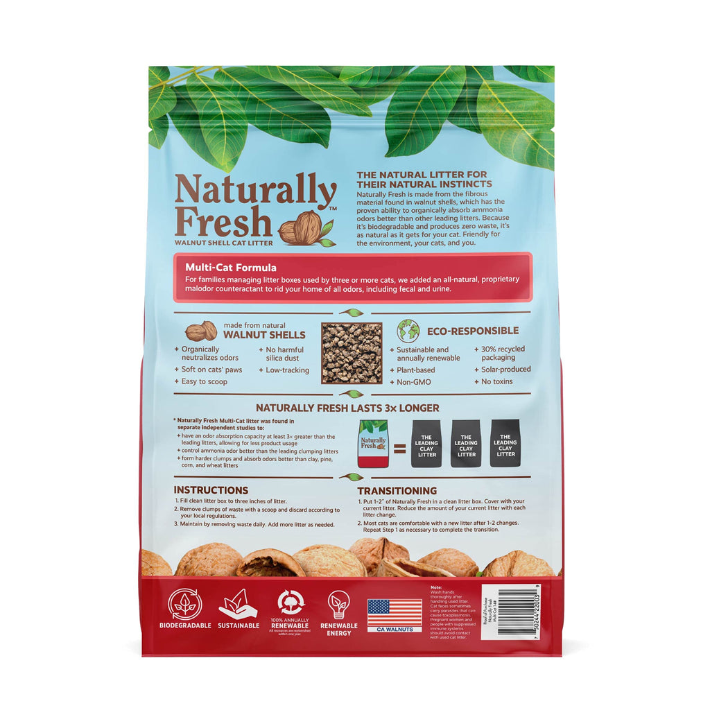 Unscented Walnut Shell Cat Litter 40 Lbs C202561