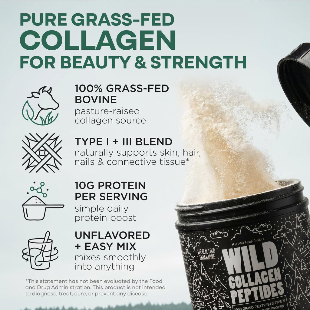 Collagen Peptides Powder Grass-Fed Hydrolyzed 16oz R645