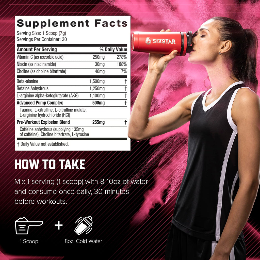 Pink Lemonade Pre-Workout Powder 30 Servings D67008