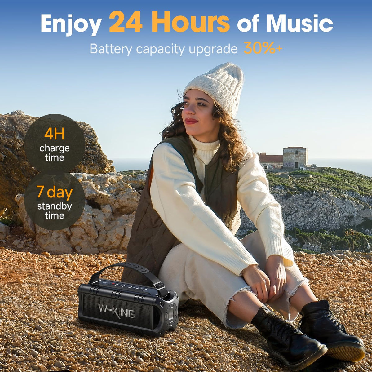 Portable Bluetooth Speaker 60W Waterproof E519670