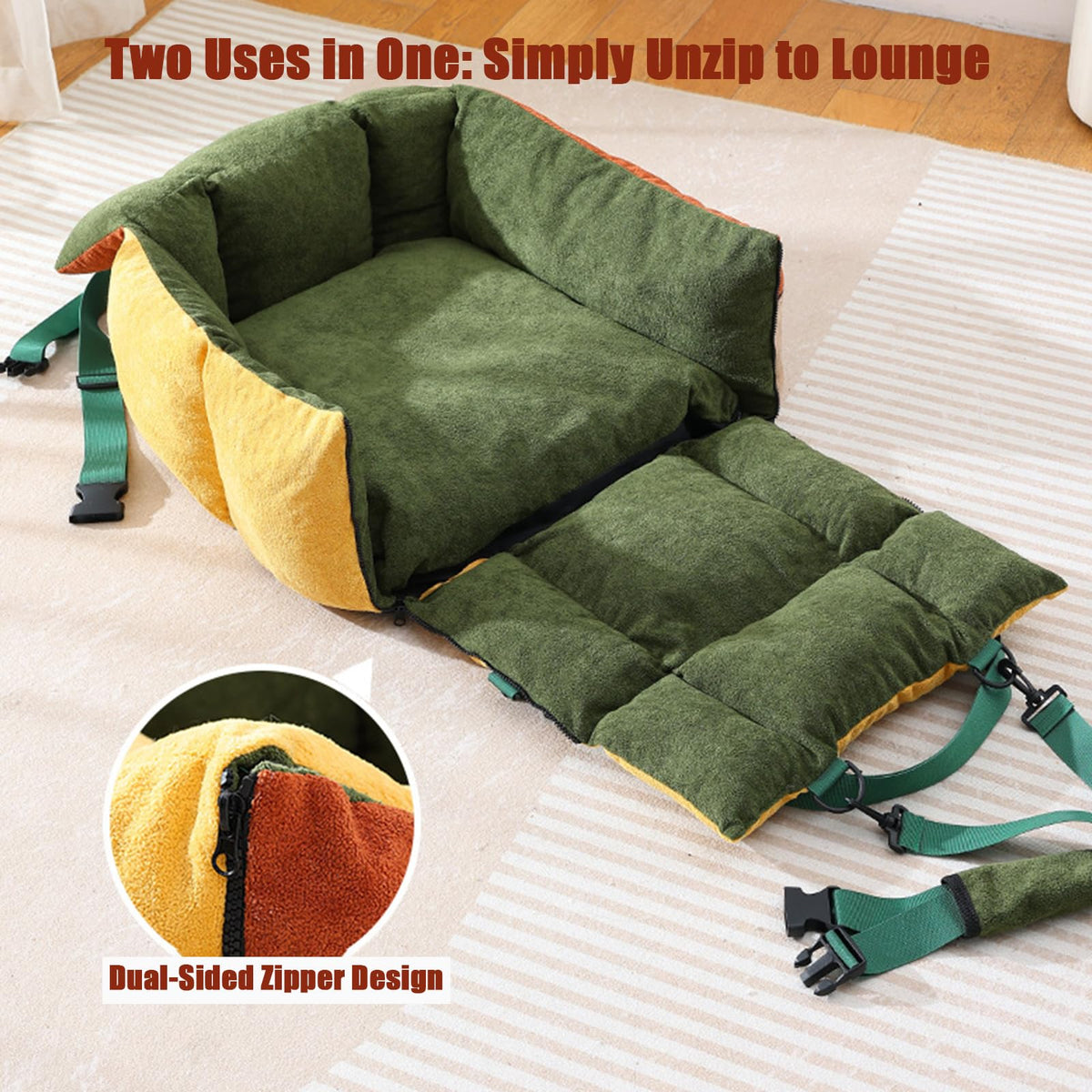 2-in-1 Dog Car Seat H949