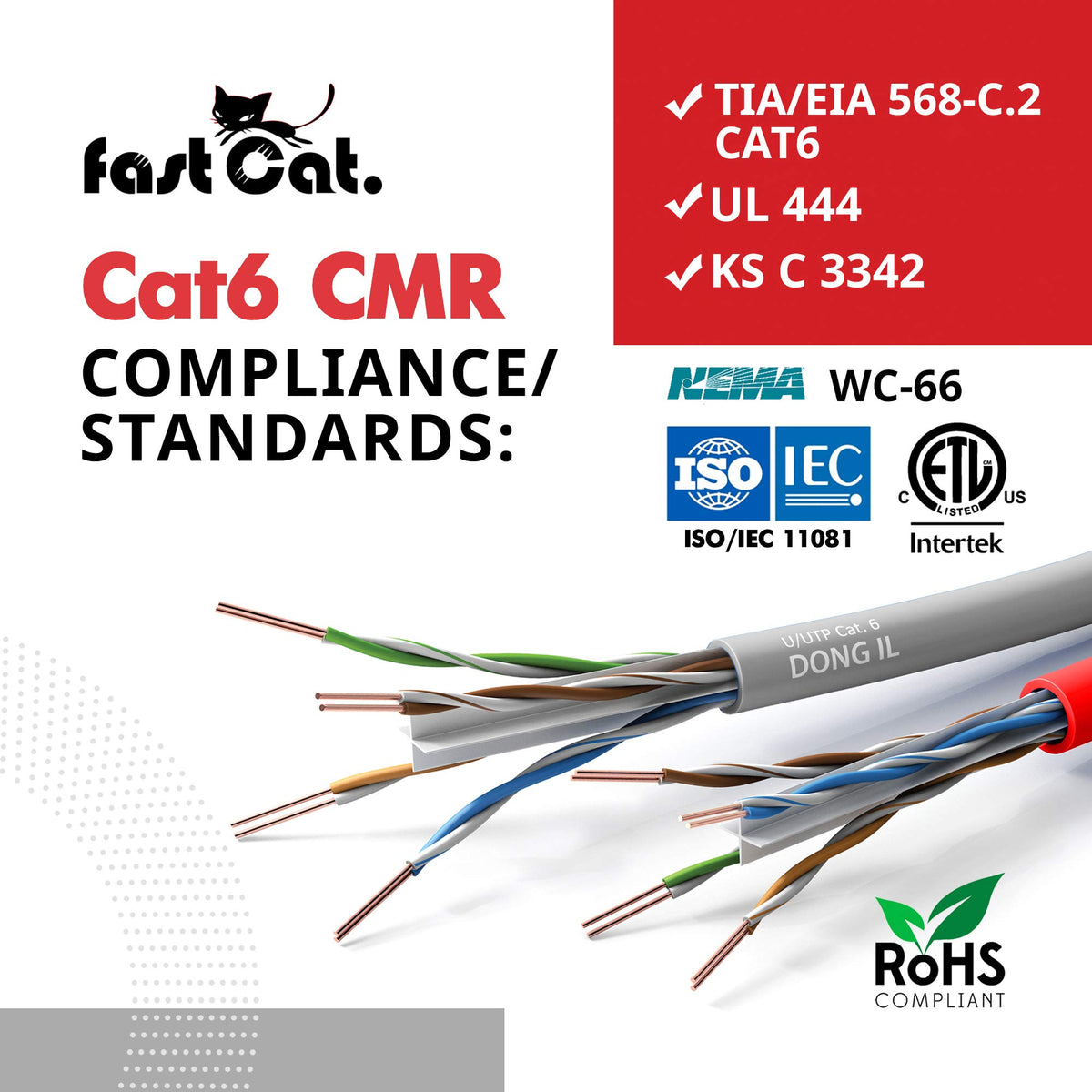 Cat 6 Ethernet Cable 1000ft Blue 23 AWG CMR Solid Bare Copper A6183