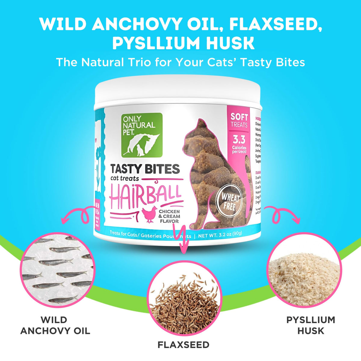 Chicken and Liver Flavor Soft Chews for Cats 60 Count X1721