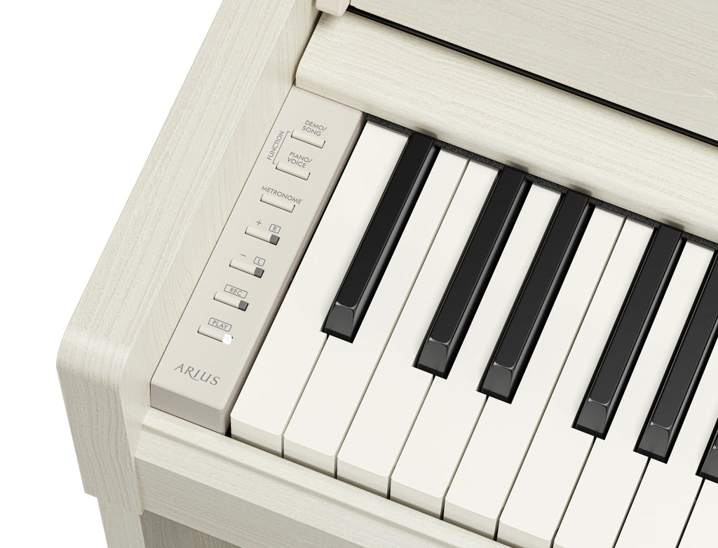 88-Key Weighted Digital Piano with 3-Pedal Unit in White Birch P35518