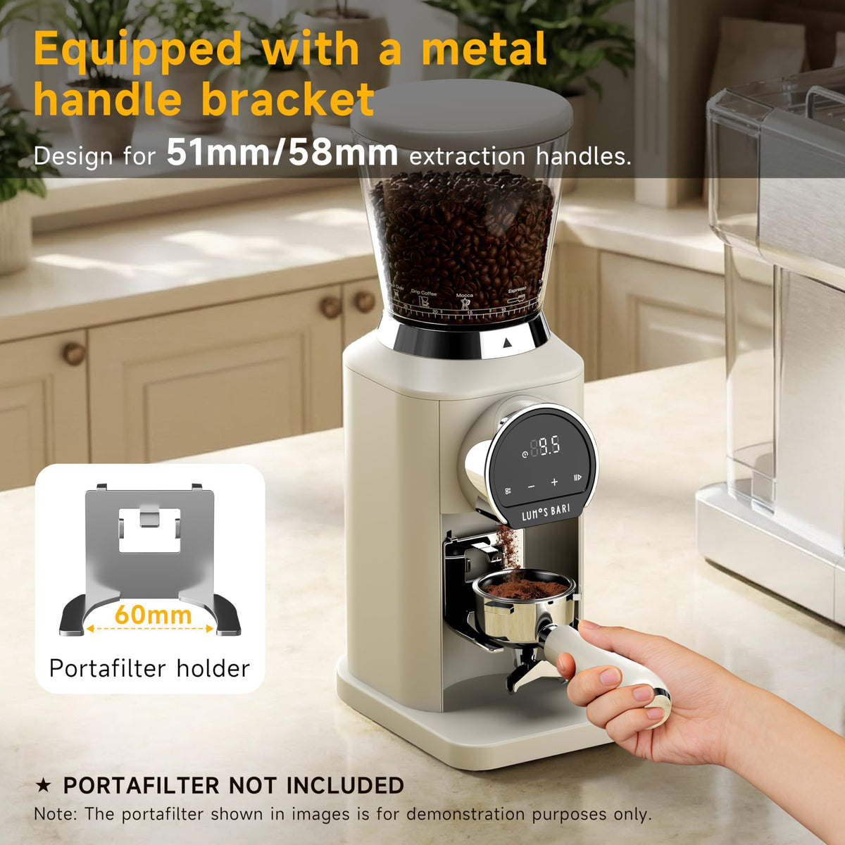 Conical Burr Coffee Grinder, 34 Settings P880004