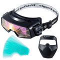 Auto Darkening Welding Goggles with Welder Mask and 10 Replacement Lenses G699376