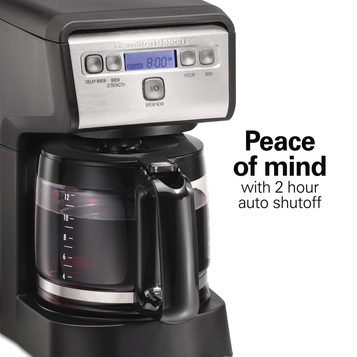 12 Cup Compact Programmable Drip Coffee Maker V66593