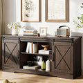 59" Brown Farmhouse TV Stand R8222