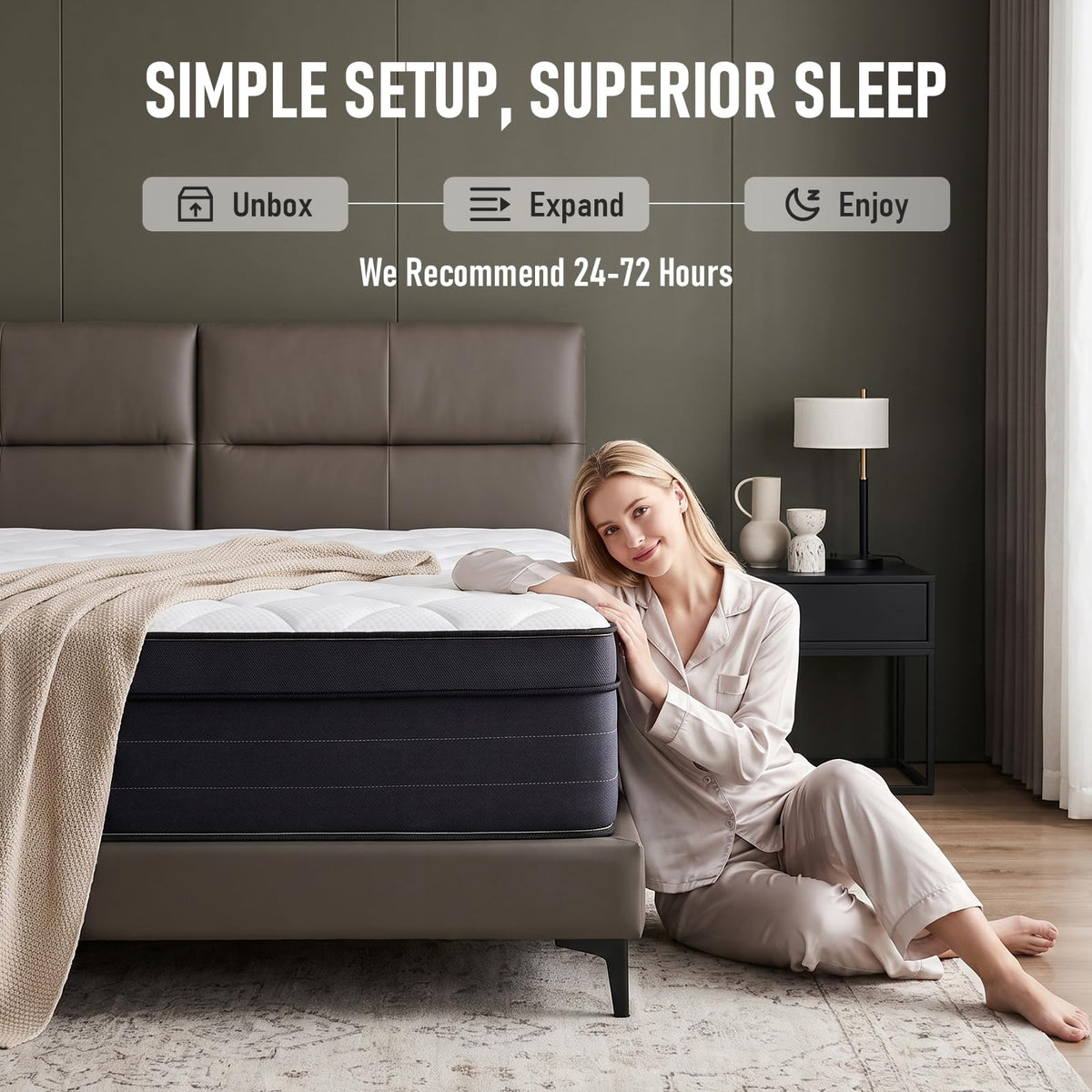 12 inch Hybrid Mattress B6569