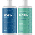 Sulfate Free Biotin Rosemary Peppermint Shampoo and Conditioner Set L22210