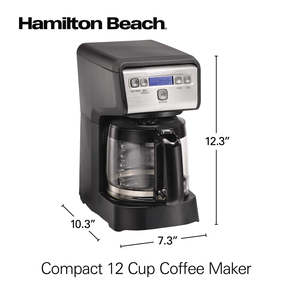 12 Cup Compact Programmable Drip Coffee Maker V66593