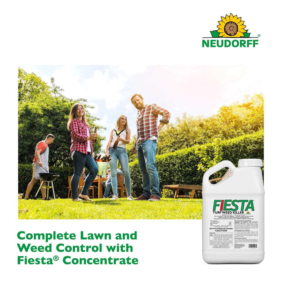 Turf Weed Killer Herbicide Concentrate One Gallon I8449