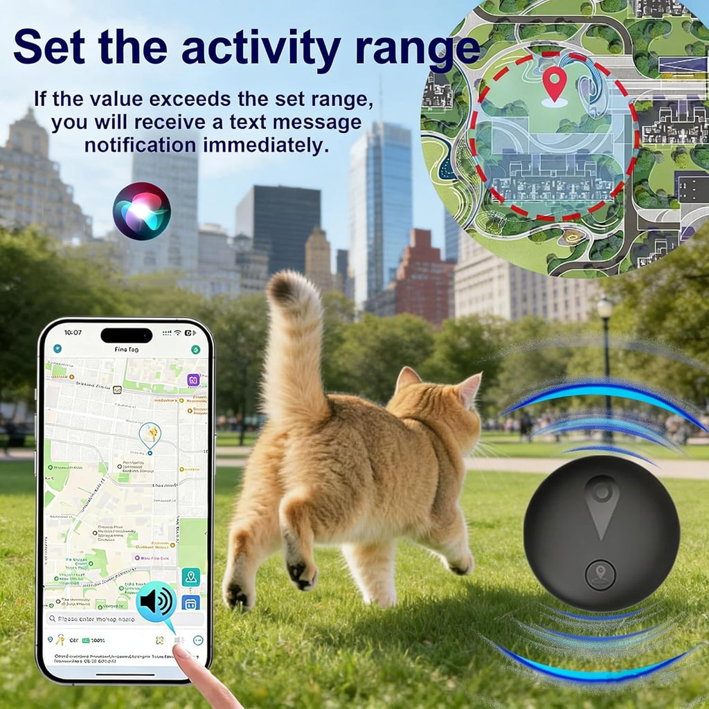 GPS Tracker for Dogs, Smart Collar with Real-Time Locator with Holder U32631