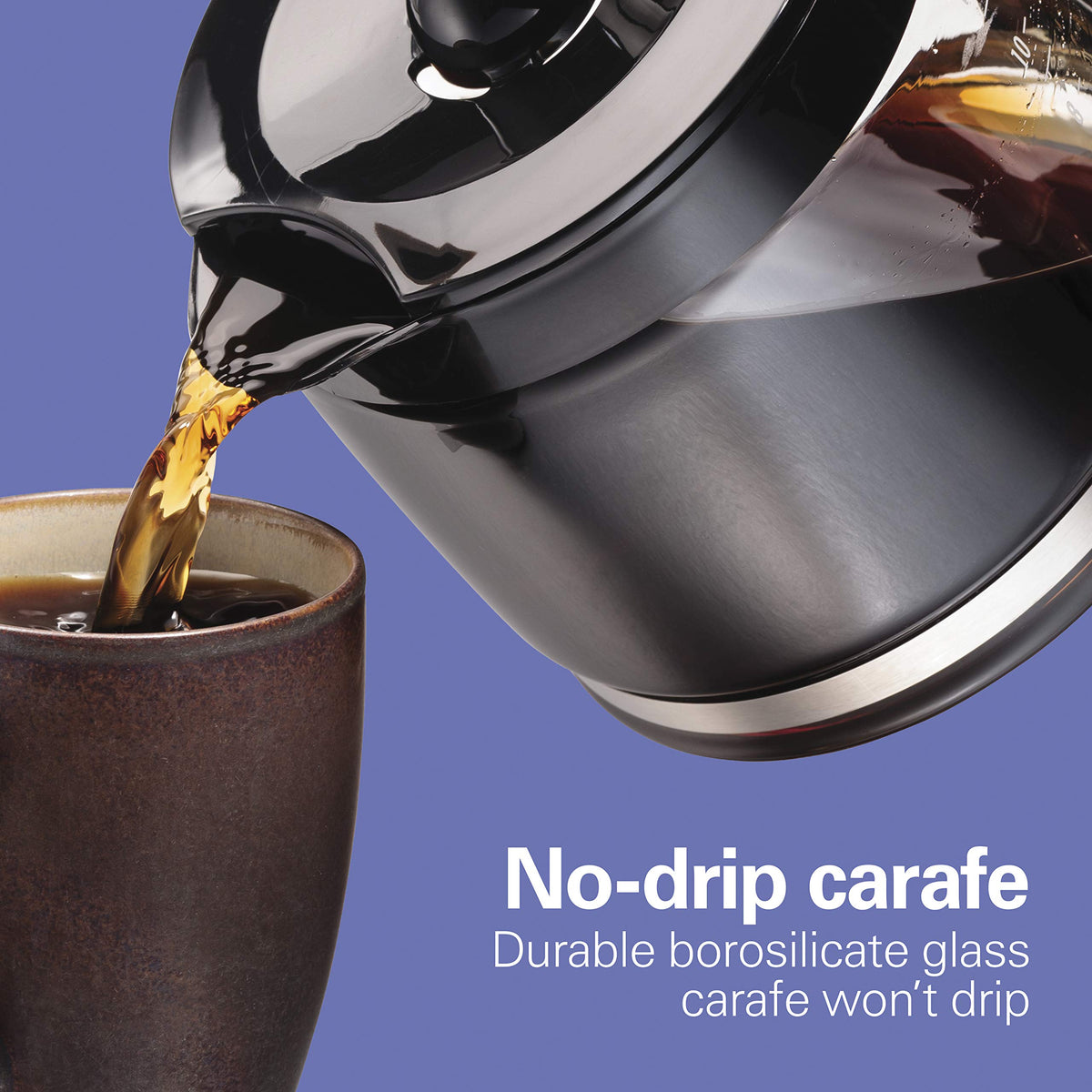 12 Cup Compact Programmable Drip Coffee Maker V66593