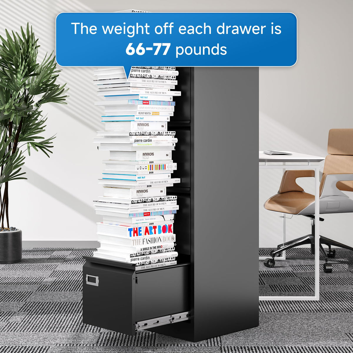 4 Drawer Lock Metal Vertical File Cabinet D7892