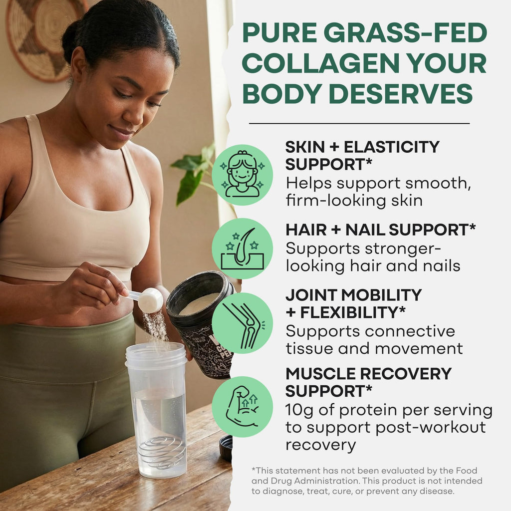 Collagen Peptides Powder Grass-Fed Hydrolyzed 16oz R645